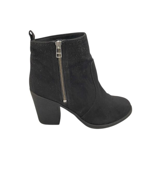 Botine dama H&M 38, material textil, negru - imagine 1