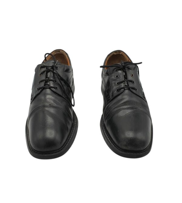 Pantofi barbati Venturini 43, piele, negru - imagine 3