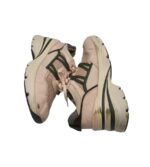 Adidasi dama Esprit 37, imitatie de piele, material textil, bej - imagine 4