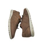 Adidasi barbati Slowwalk 41, piele, maro - imagine 4