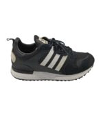 Adidasi barbati Adidas 44, piele intoarsa, material textil, negru