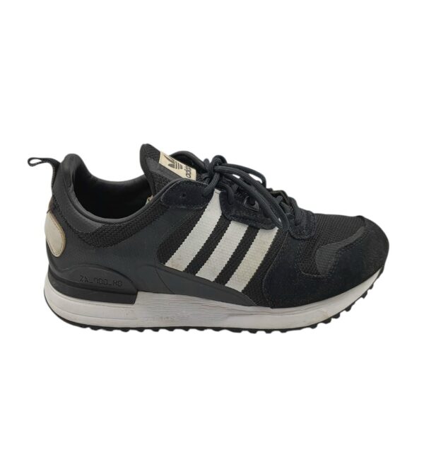 Adidasi barbati Adidas 44, piele intoarsa, material textil, negru - imagine 1