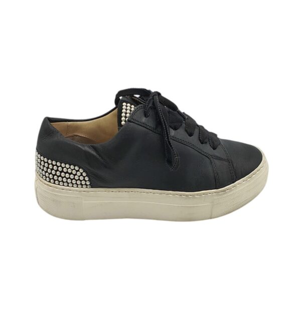Tenisi dama Agg 37.5, piele, negru - imagine 1