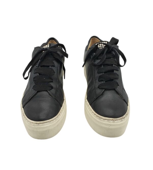 Tenisi dama Agg 37.5, piele, negru - imagine 3