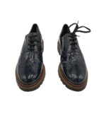Pantofi dama Rieker 38, imitatie de piele, bleumarin - imagine 3