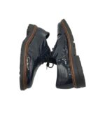 Pantofi dama Rieker 38, imitatie de piele, bleumarin - imagine 4