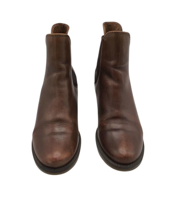 Botine dama Ecco 38, piele, maro - imagine 3