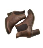 Botine dama Ecco 38, piele, maro - imagine 4