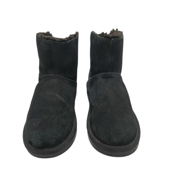 Cizme copii Ugg 33, piele intoarsa, negru, imblanite - imagine 3