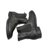 Botine dama 40, imitatie de piele, negru, imblanite - imagine 4