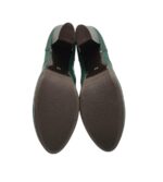 Botine dama Lazamani 39, imitatie de piele, verde - imagine 5