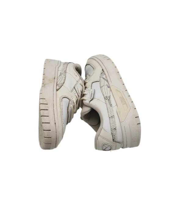 Adidasi dama Puma 38, piele, imitatie de piele, alb - imagine 4