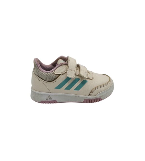 Adidasi copii Adidas 31, imitatie de piele, alb - imagine 1