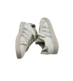 Adidasi copii Adidas 31, imitatie de piele, alb - imagine 4