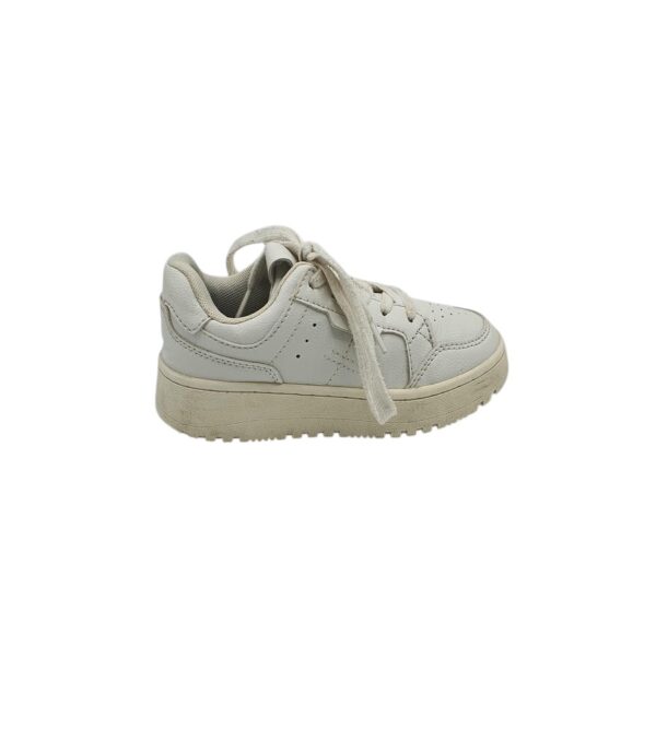 Adidasi copii Zara 30, imitatie de piele, alb - imagine 1