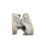 Adidasi copii Adidas 26, piele, alb - imagine 4