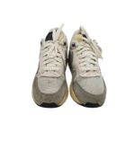 Adidasi dama Nike 40.5, piele intoarsa, material textil, alb gri - imagine 3