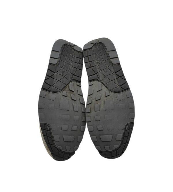 Adidasi dama Nike 40.5, piele intoarsa, material textil, alb gri - imagine 5