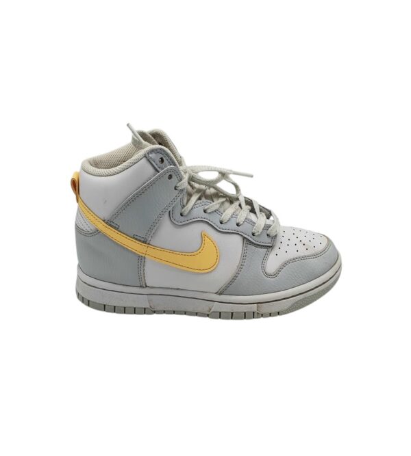Adidasi dama Nike 37, piele, imitatie de piele, gri alb - imagine 1