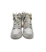 Adidasi dama Nike 37, piele, imitatie de piele, gri alb - imagine 3