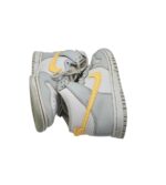 Adidasi dama Nike 37, piele, imitatie de piele, gri alb - imagine 4
