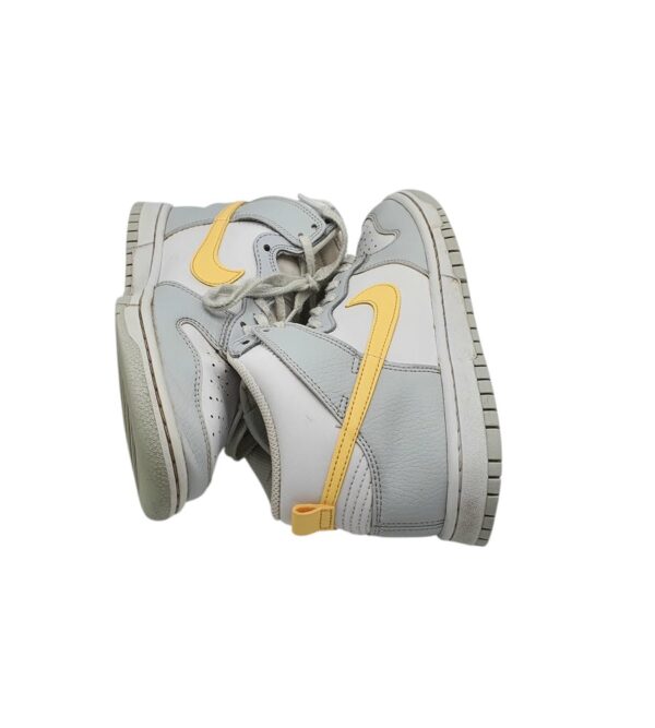Adidasi dama Nike 37, piele, imitatie de piele, gri alb - imagine 4