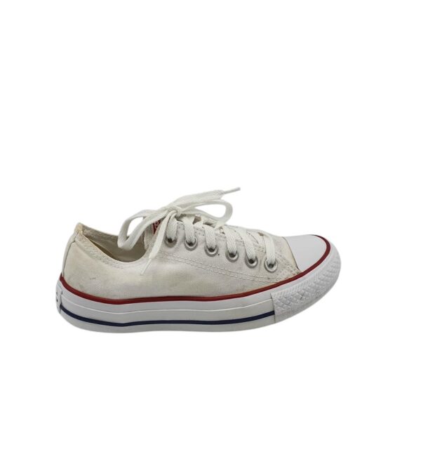 Tenisi dama Converse 37, material textil, alb - imagine 1