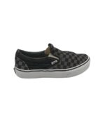 Tenisi barbati Vans 42.5, material textil, negru gri
