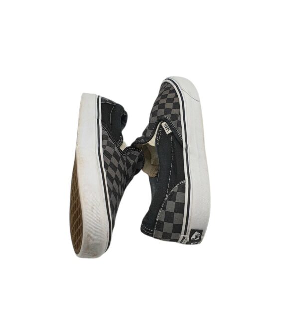 Tenisi barbati Vans 42.5, material textil, negru gri - imagine 4