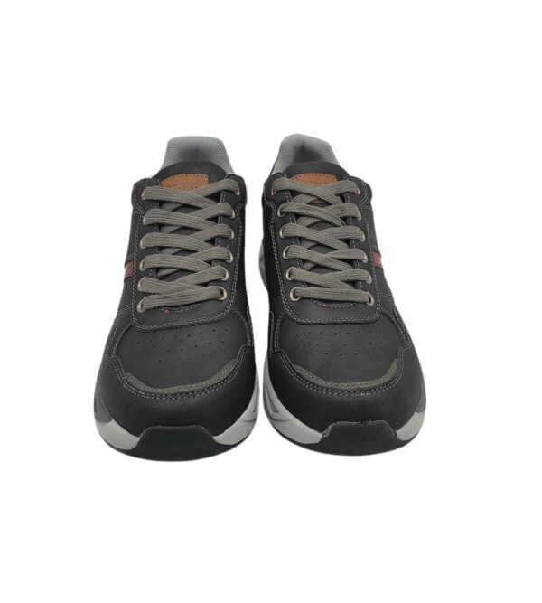Adidasi barbati Arrigo Bello,  imitatie de piele, negru - imagine 3