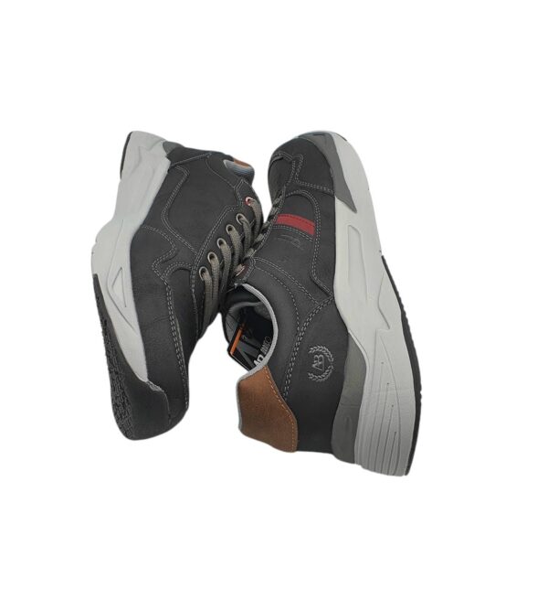 Adidasi barbati Arrigo Bello,  imitatie de piele, negru - imagine 4