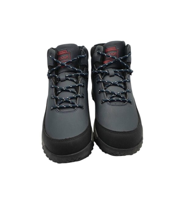 Ghete barbati Axboxing , imitatie de piele, negru bleumarin - imagine 3