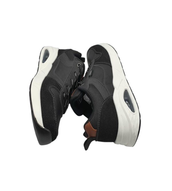 Adidasi barbati Arrigo Bello,  imitatie de piele, negru maro - imagine 4
