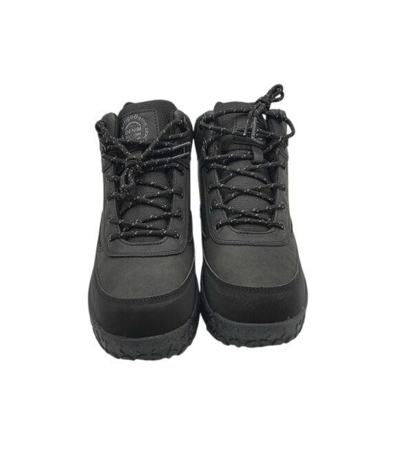 Ghete barbati Arrigo Bello , imitatie de piele, negru - imagine 3