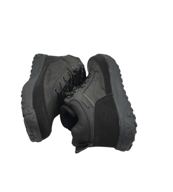 Ghete barbati Arrigo Bello , imitatie de piele, negru - imagine 4