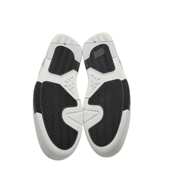 Adidasi barbati Kappa , imitatie de piele, material textil, alb gri - imagine 5