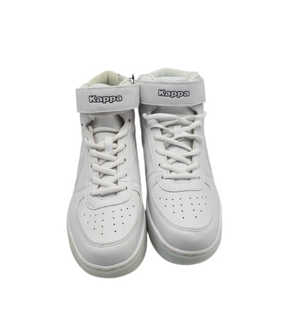 Adidasi dama Kappa , imitatie de piele, alb - imagine 3
