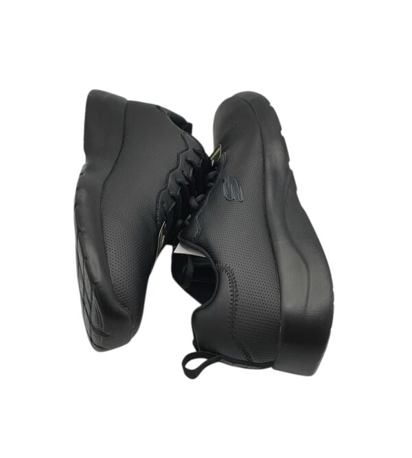 Adidasi barbati Skechers , imitatie de piele, negru - imagine 4