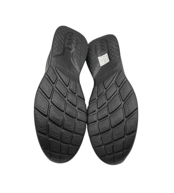 Adidasi barbati Skechers , imitatie de piele, negru - imagine 5