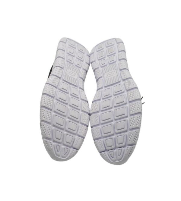 Adidasi barbati Skechers 43, imitatie de piele, material textil, negru gri - imagine 5
