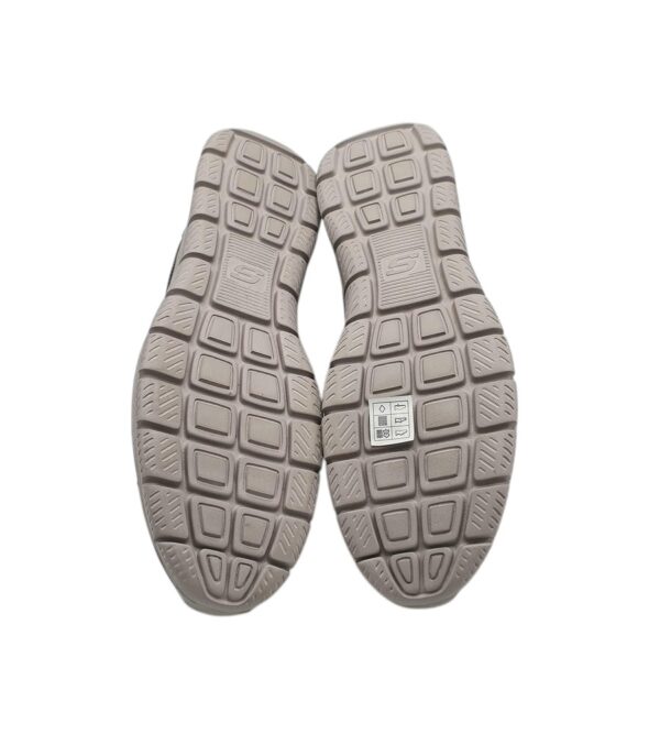 Adidasi barbati Skechers , material textil, imitatie de piele, gri negru - imagine 5