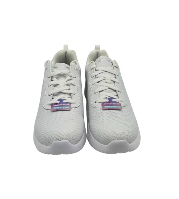 Adidasi barbati Skechers 41, imitatie de piele, alb - imagine 3
