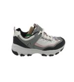 Adidasi dama Skechers 41, imitatie de piele, alb gri
