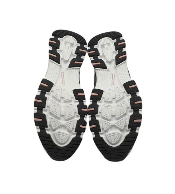 Adidasi dama Skechers 41, imitatie de piele, alb gri - imagine 5