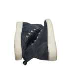 Ghete dama Maimai 39, piele intoarsa, albastru, imblanite - imagine 4