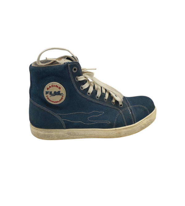 Tenisi barbati Racing 45, piele intoarsa, albastru - imagine 1