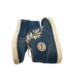 Tenisi barbati Racing 45, piele intoarsa, albastru - imagine 4