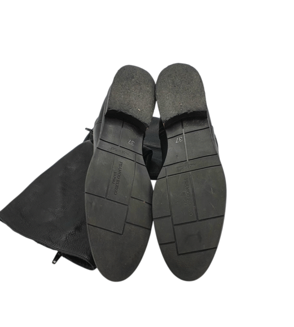 Cizme dama Franco Russo 37, piele, negru - imagine 5