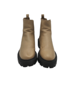 Botine dama Primark 39, imitatie de piele, bej - imagine 3
