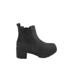 Botine dama Annie G. 36, imitatie de piele, negru